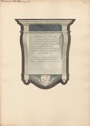 Gedenkteken voor John William uit Harlington Church