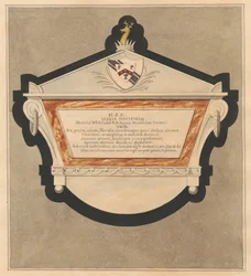 Gedenkteken voor Maria Whitfield uit Bedfont Kerk