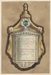 Gedenkteken voor Thomas Gilmoore en mevrouw Elizabeth Gilmoore uit Twickenham Church