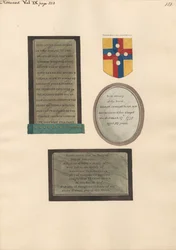 Gedenktekens voor Xpofer en Agnes Merick, George Charles Black, en Sarah Horsnell, Elizabeth Ascough, en George Merick