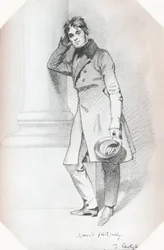 Portret van Thomas Carlyle, historicus en filosoof, ca. 1830