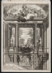 Trap in het paleis van Voorst in Nederland