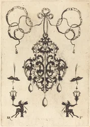 Groot Hanger, Linksonder en Rechts Twee Gevleugelde 