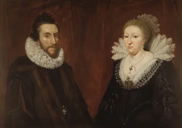 Dubbelportret van Thomas Howard, 14e 