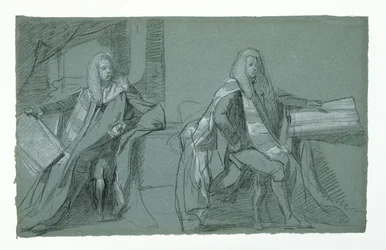 Studie voor William Murray, Eerste Graaf van Mansfield, 1782-1783