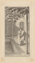 Alexander en Tine bij de vijver