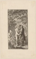 Bezoek van de schoolmeester van de heer von Lindenberg aan de zogenaamde ‘bruine man’