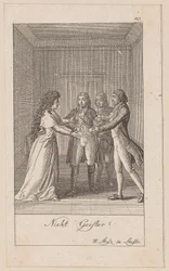 Plaat 10 bij „De Indianen in Engeland“ van August von Kotzebue