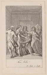 Plaat 11 bij August von Kotzebues "De Indianen in Engeland"