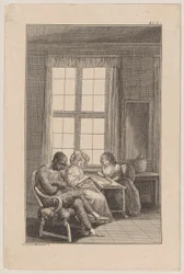 Blad 1 bij Ewalds toneelstuk „Harlekin Patriot“