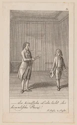Blad 3 bij „De indianen in Engeland“ van Aug. von Kotzebue