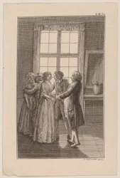 Folie 3 bij Ewalds toneelstuk „Harlekin Patriot“