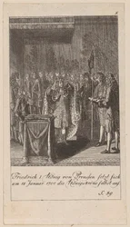 Blad 5 uit de reeks "Geschiedenis van Brandenburg"