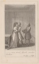 Blad 9 bij „De Indianen in Engeland” van August von Kotzebue
