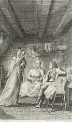 Illustratie voor „Beckers almanak voor 1799“