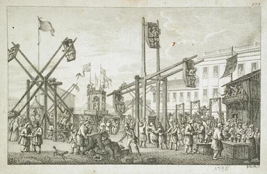 Illustratie voor Storchs "Schilderij van Petersburg"