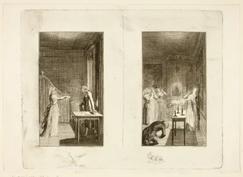 Illustratie bij Clarissa van Samuel Richardson
