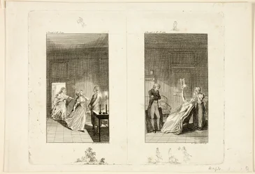 Illustratie bij Clarissa van Samuel Richardson