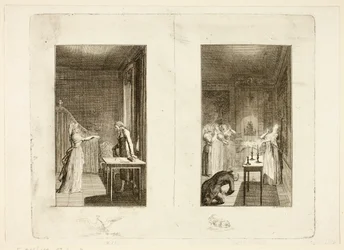 Illustratie bij Clarissa van Samuel Richardson