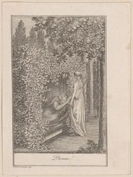 Kopergravure voor „Benno“ van August Wahlmann