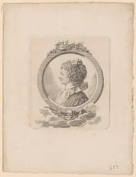 Portret van Sophie Schwarz, geboren Becker