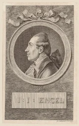Portret van Johann Jakob Engel