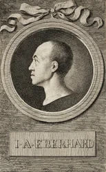 Portret van professor J. A. Eberhard