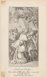 Slotscène van de „Elektra“ [tragedie]