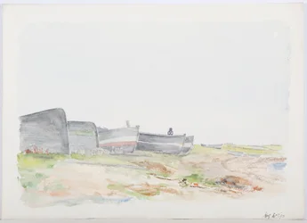 Vissersboten, Holy Island, 1895