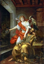 Barok: de droom van St. Joseph door Crespi, Daniele (1598-1630), ca. 1620-1630