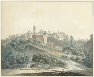 Gezicht op Siena