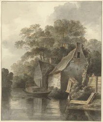 Huizen aan een vaart