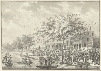 Vertrek van de Amsterdammers naar Utrecht, 1787