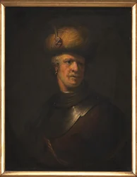 Halflang portret van een oude man