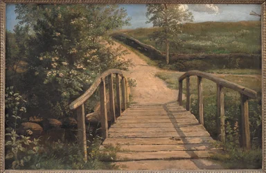 Brug over een stroom in Assens, Funen
