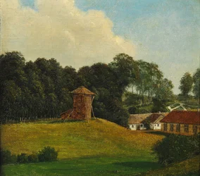 Deens:  Parti fra "Mariendal ved Assens" Uitzicht op Mariendal bij Assens