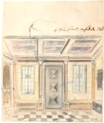 Een kamer in de stijl van de 17e eeuw