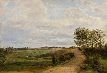Weg over de heuvels. Studie