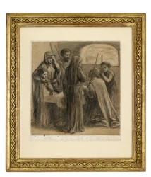Een Pesach in het huishouden van Jozef en Zacharias, ca. 1850