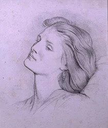 Hoofd van Fanny Cornforth