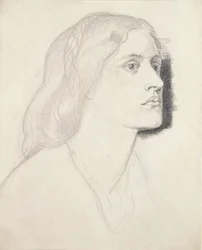 Portret van Miss Ruth Herbert, waarschijnlijk 1858