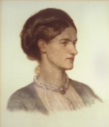 Portret van Rosalind, Gravin van Carlisle, 1870