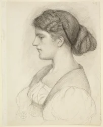 Profielbuste van Fanny Cornforth