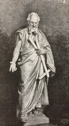 Het standbeeld van Sint Thomas