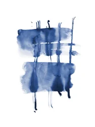 Vloeiende indigo-streken
