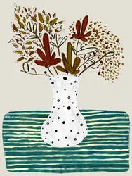 Modern botanisch boeket