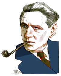 Broch Hermann, 2016 (digitale kleurpotloodtekening)