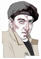 Giacomo Antonini, 2022 (digitale kleurpotloodtekening)