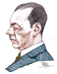 Paolo Vita-Finzi, 2023 (digitale kleurpotloodtekening)