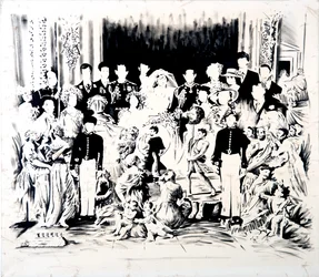 Ballade van Charles en Di, 2016 (olieverf op doek)